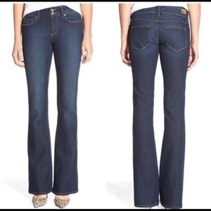 Paige Hidden Hill High Rise Boot Cut Denim Jeans